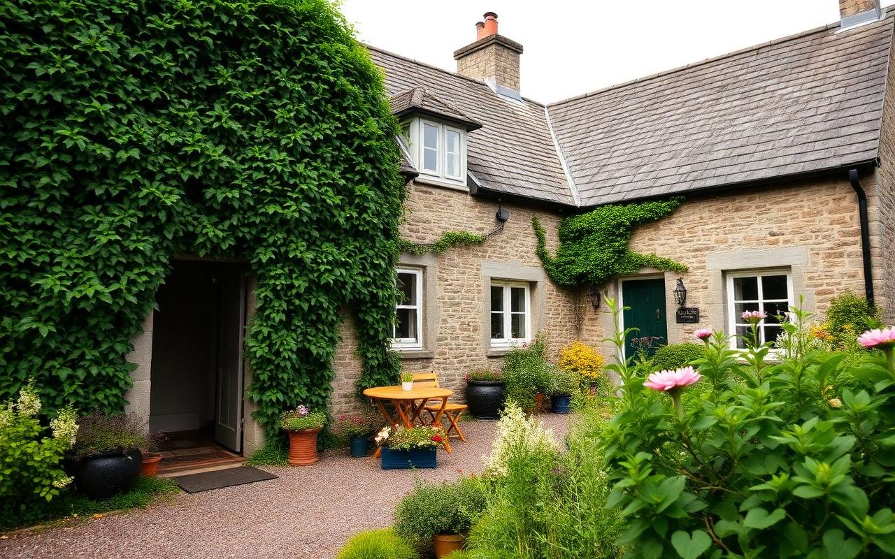 Traditional Irish farm stay cottage