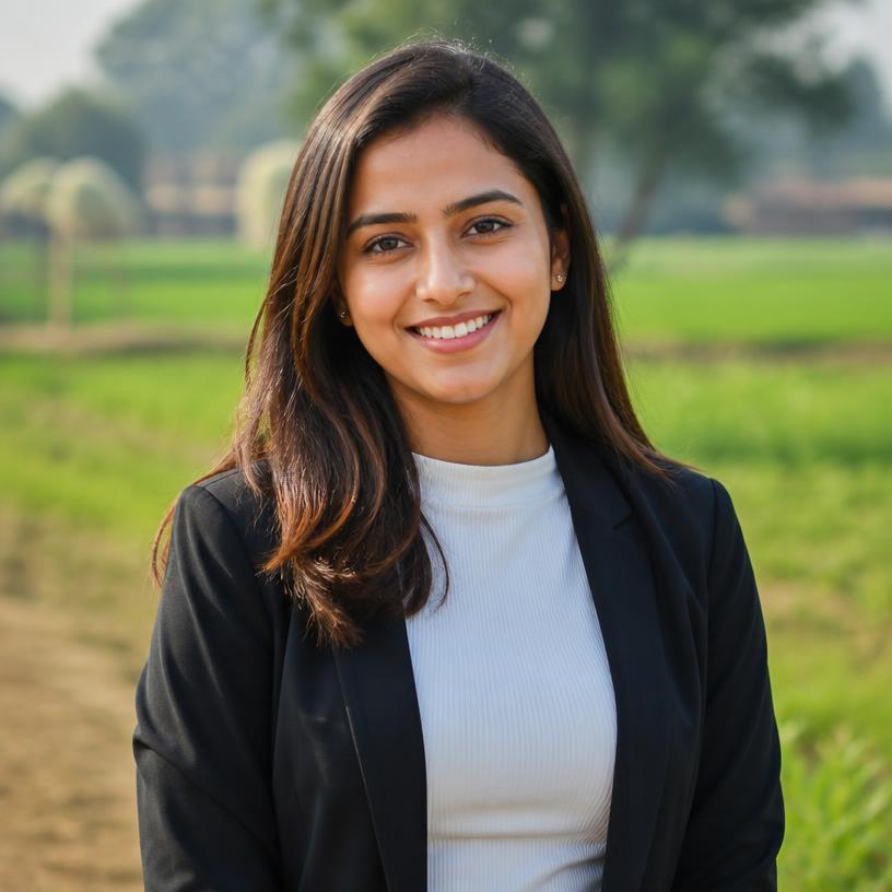 Portrait of Priya Sharma, USA J-1 intern